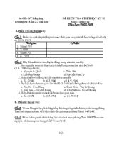 Đề kiểm tra 1 tiết học kỳ II môn lịch sử 12 năm học (2008- 2009)